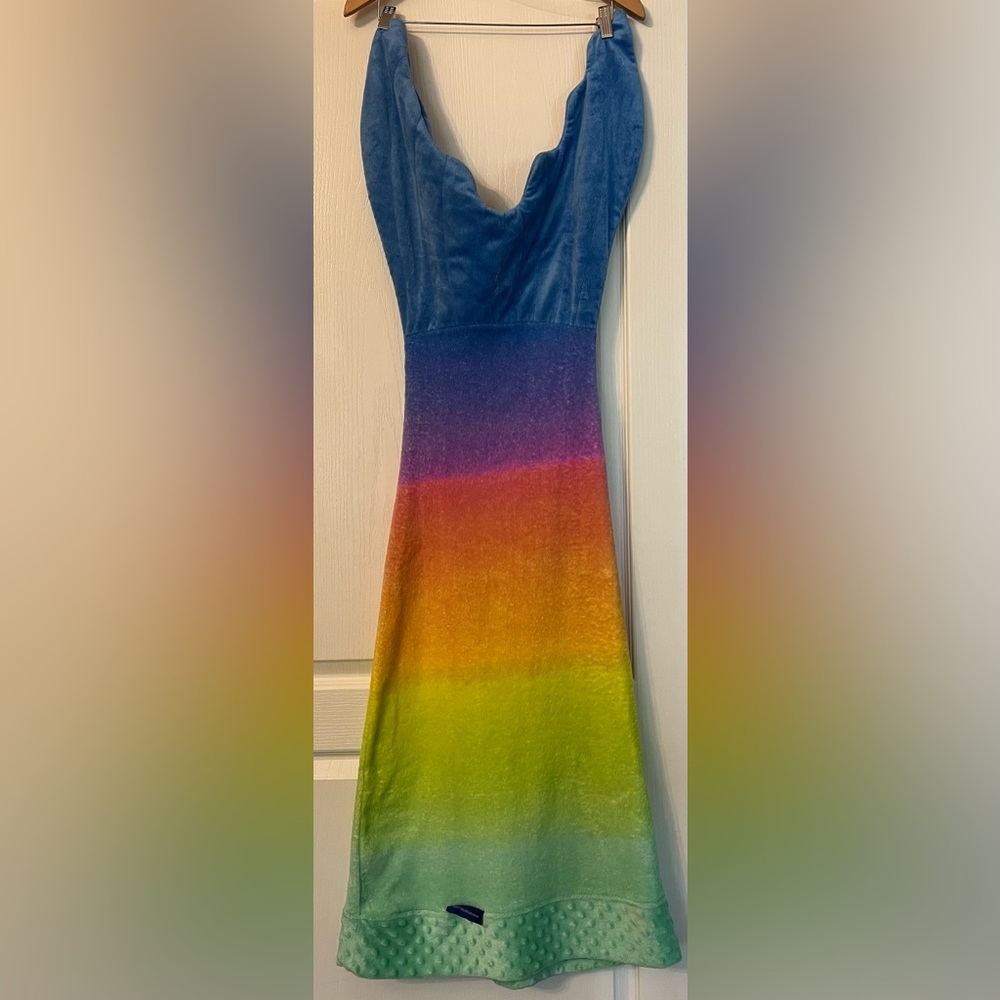 Blankie Tails Rainbow Mermaid Tail Blanket